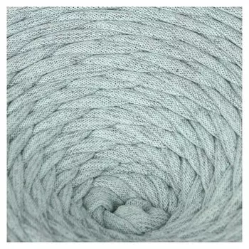 Пряжа трикотажная широкая 50м/170гр, ширина нити 7-8 мм (Ментолов. меланж)
