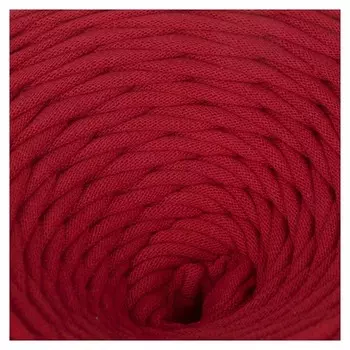 Пряжа трикотажная широкая 50м/170гр, ширина нити 7-9 мм (330 винный)