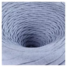 Пряжа трикотажная широкая "Saltera" 100м/300гр, ширина 7-9 мм (107 голубой меланж)