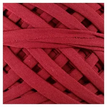 Пряжа трикотажная широкая "Saltera" 100м/300гр, ширина 7-9 мм (31 вино)