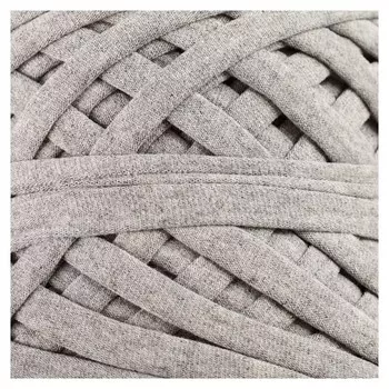 Пряжа трикотажная широкая "Saltera" 100м/300гр, ширина 7-9 мм (36 сер.меланж)