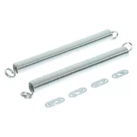 Пружина дверная Tundra Krep, покрытие цинк, D=30 мм, L=300 мм, 2 шт.