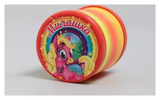 Пружинка радуга «Милашка», пони, D=5 см