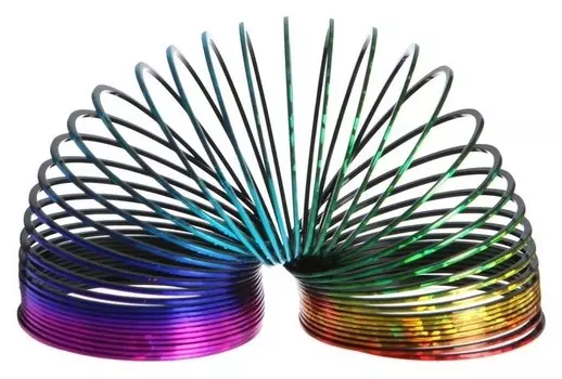 Пружинка-радуга Перелив антистресс