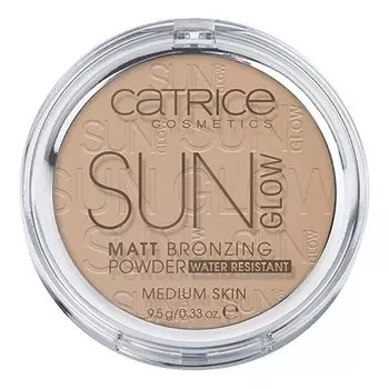 Пудра компактная с эффектом загара матирующая "Sun glow matt bronzing powder"