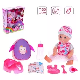 Пупс функциональный «Кроха» пьет, писает, с аксессуарами