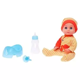 Пупс функциональный «Мой малыш» в костюмчике, пьет, писает, с аксессуарами