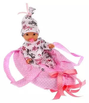 Пупс «Эля» в переноске, 22 см