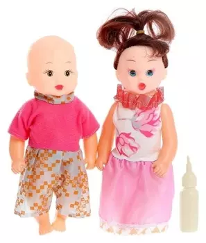 Пупс «Малыш» 2шт., с аксессуаром