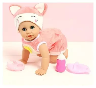 Пупс «Малыш» ползает, с аксессуарами