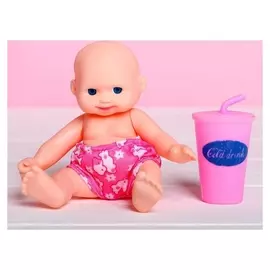 Пупс Малыш + стаканчик Cold Drink