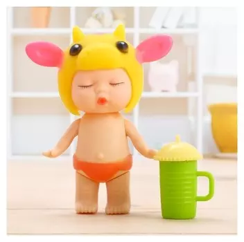 Пупс «Малыш» в шапочке, с аксессуарами