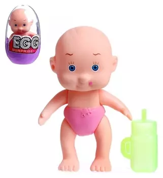 Пупс «Малышок» в яйце, с аксессуарами