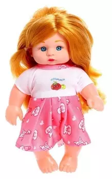 Пупс «Милашка» в платье, со звуком