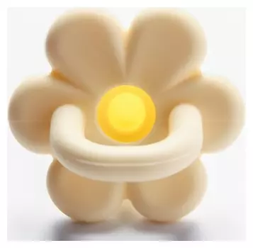 Пустышка цельносиликоновая, от 0 мес., классическая, цвет белый