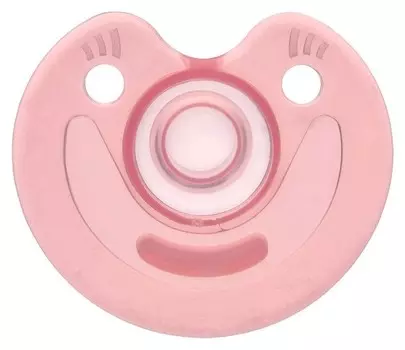 Пустышка цельносиликоновая Улыбка от 0 мес.