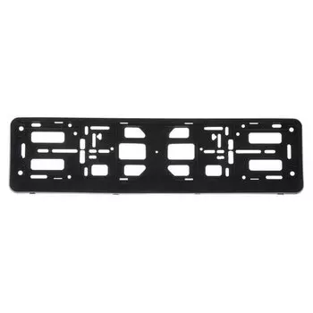 Рамка для автомобильного номера, черная, книжка