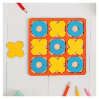 Рамка-вкладыш «Крестики - нолики» 10 элементов