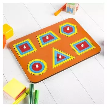 Рамка-вкладыш "Паутинка 1" М. Монтессори