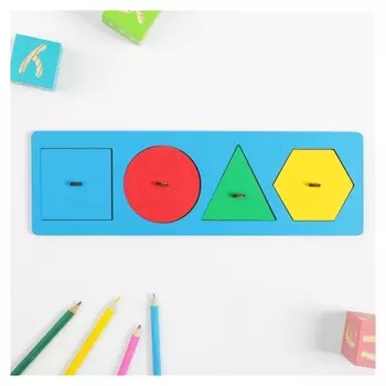 Рамка-вкладыш Учим фигуры