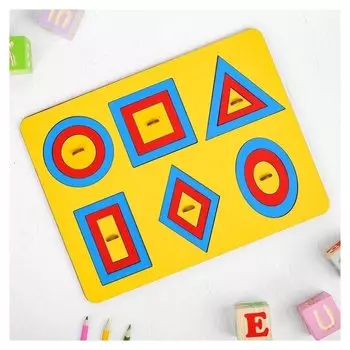 Рамки-вкладыши "Паутинки" М Монтессори