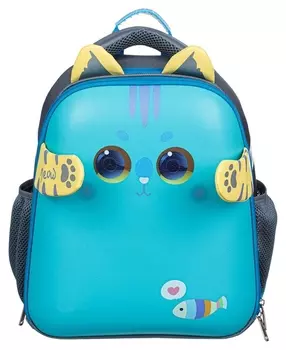 Ранец №1school котик с рыбкой