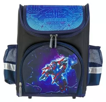 Ранец стандарт раскладной Eva, 35 х 26 х 15 см, "Звездный бой"