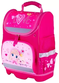 Ранец юнландия Wise для начальной школы, "Lovely Friends", 37x29х15 см, 270587