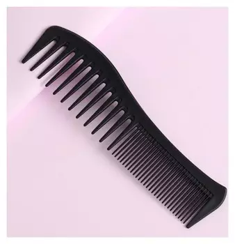 Расчёска комбинированная эргономичная, цвет чёрный