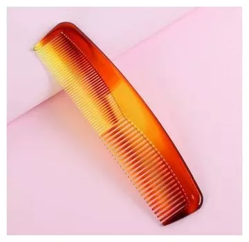 Расчёска комбинированная, цвет «янтарный»