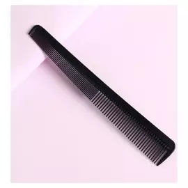 Расчёска комбинированная, скошенная, цвет чёрный 18,7 x 2,9 x 0,4 см