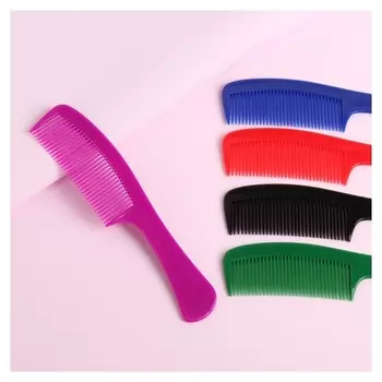 Расчёска с ручкой однотонная