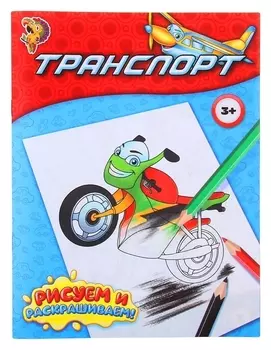 Раскраска «Транспорт», 12 стр.