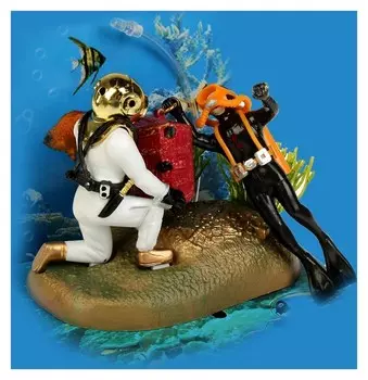 Распылитель подвижный "Аквалангисты и сундук"