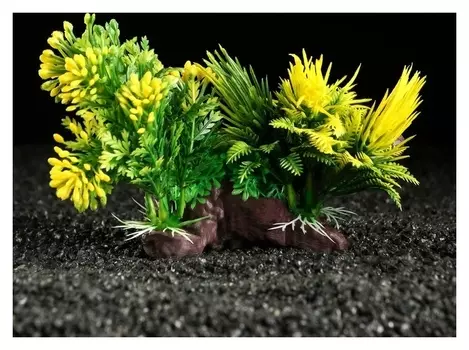 Растение искусственное аквариумное, 18 х 15 см