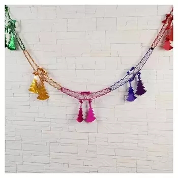 Растяжка "Ёлочка со звездой" 200 см