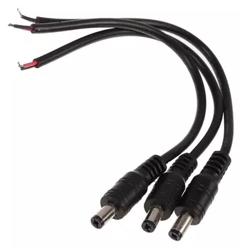 Разъем штырьковый Ecola LED Strip Connector, папа для адаптера, с кабелем 15 см, уп. 3 шт.