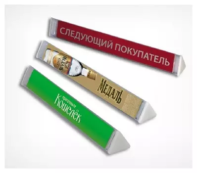 Разделители покупок прозрачные, 10шт/уп