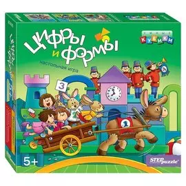 Развивающая игра Цифры и формы Умные кубики