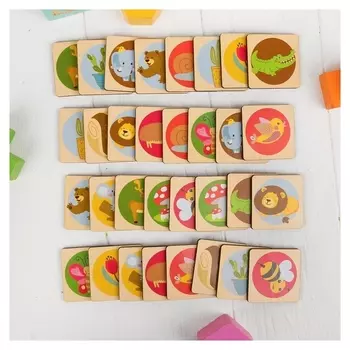 Развивающая игра «Мемори» фишка: 4,6 × 4,6 см