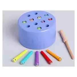 Развивающая игра «Рыбалка цветная» 7×15×14 см, микс