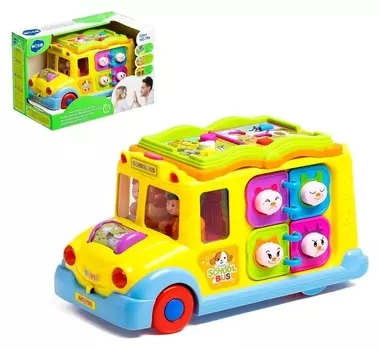 Развивающая игрушка Автобус, световые и звуковые эффекты