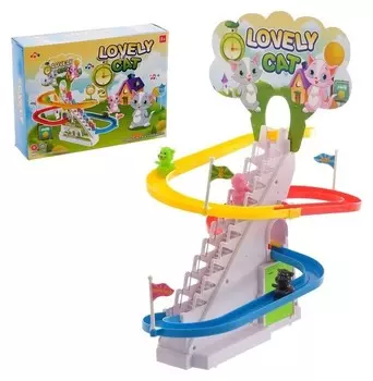Развивающая игрушка Котята на лесенке