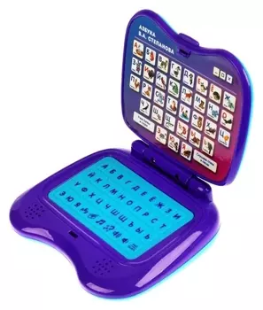 Развивающая игрушка «Обучающий компьютер. азбука» степанов в.а., 45 стихов, песен, потешек