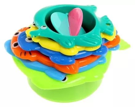 Развивающая игрушка "Пирамида", 6 предметов