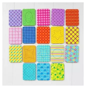 Развивающие досочки Сложи узор по методике Сегена 18 шт.