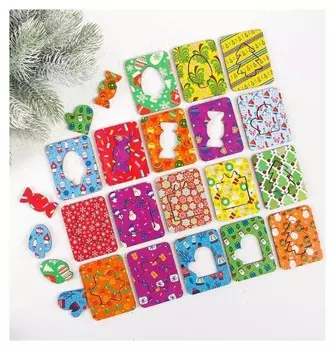 Развивающие игры по методикам «Доски сегена», зимние предметы