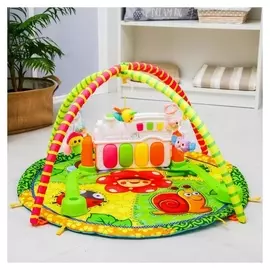 Развивающий коврик «Божья коровка», с пианино