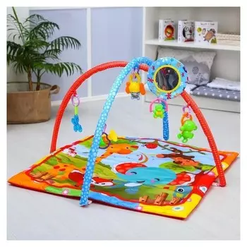 Развивающий коврик с дугами «слоник 6 элем.без музыки