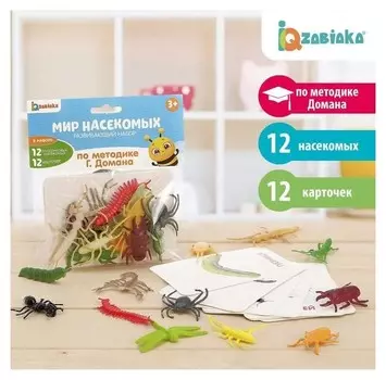 Развивающий набор с карточками Мир насекомых, по методике Домана